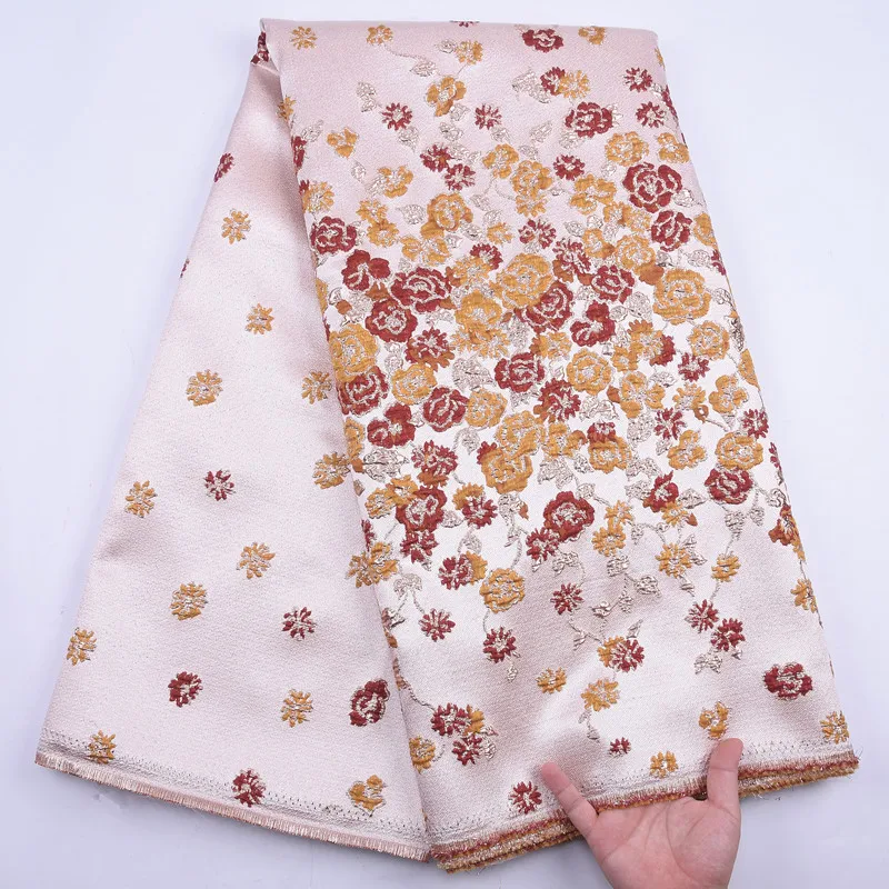 

Latest Nigerian African Lace Fabrics 2020 High Quality African Brocade flowers Lace Fabric French Polyester Lace For Party