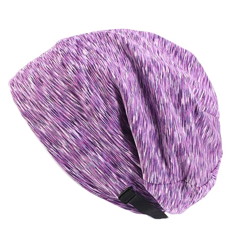 

Women Muslim Satin Lined Bonnet Sleep Cap Adjustable Slouchy Beanie Turban Hat