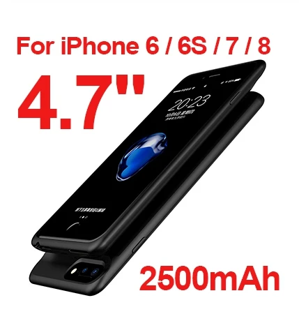 Battery Charger Case For Phone 11 12 pro max 7 8 Back Clip Battery External Power Bank Charging Case For 12 mini 6 6S 7 8 Plus