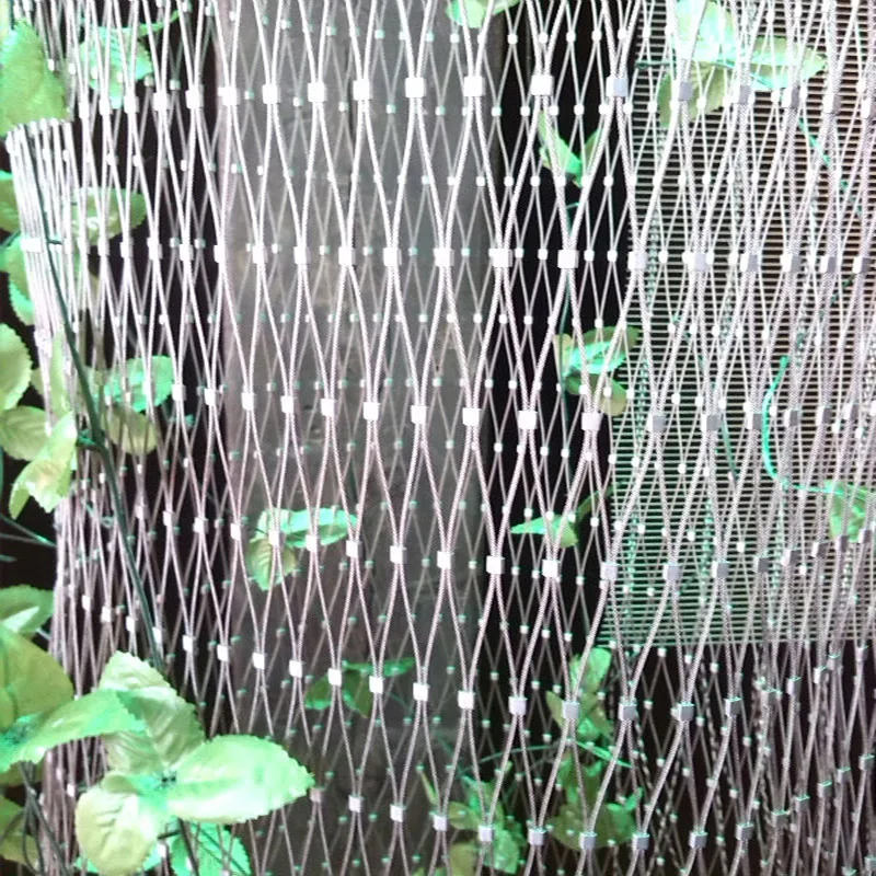 Гибкая веревочная сетка из нержавеющей стали для безопасности сада/сетка