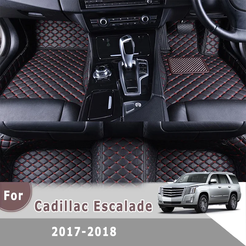 

Ковры RHD для Cadillac Escalade 2018 2017, автомобильные коврики, декоративные аксессуары, украшение интерьера, напольные коврики, защита