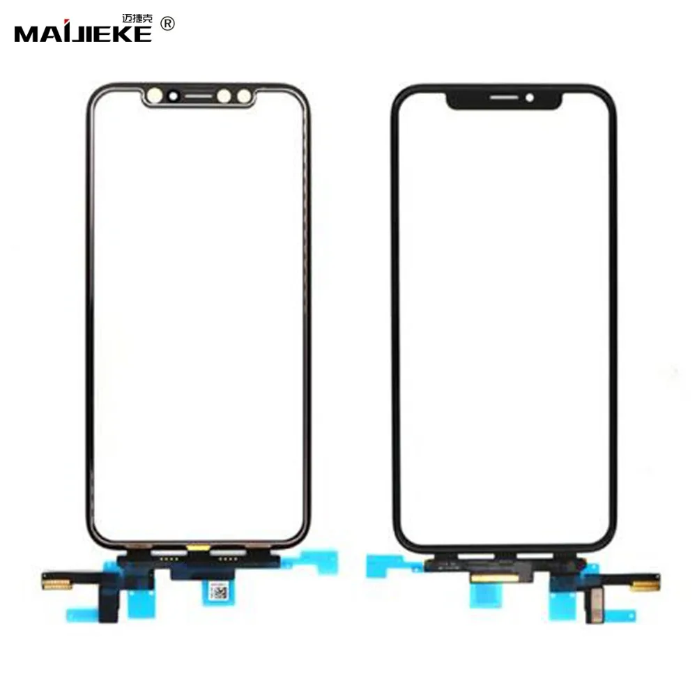 MAIJIEKE экран Сенсорная панель дигитайзер Замена для iPhone X Xs max XR ЖК-внешняя стеклянная крышка объектив Запасные части