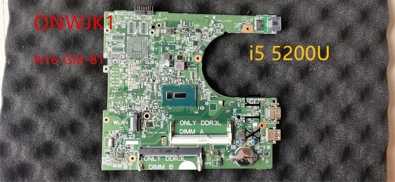 Материнская плата для ноутбука DELL Inspiron 3458 3558 Core SR244 i3-5005U материнская CN-086P58 086P58 86P58