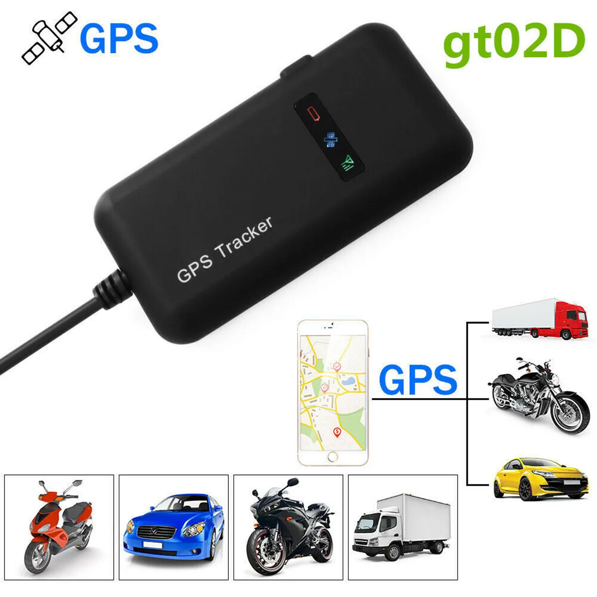 GSM мини GPS локатор GPRS мотоцикл автомобиль Противоугонная сигнализация с реле