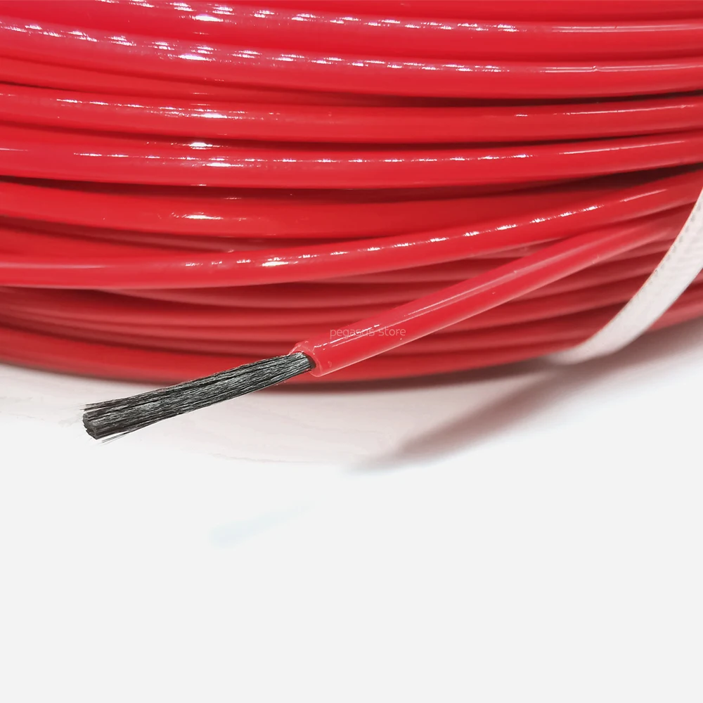 Многоцелевой нагревательный кабель 20 м 17 Ом 24k PTFE из углеродного волокна 5 В-240 В