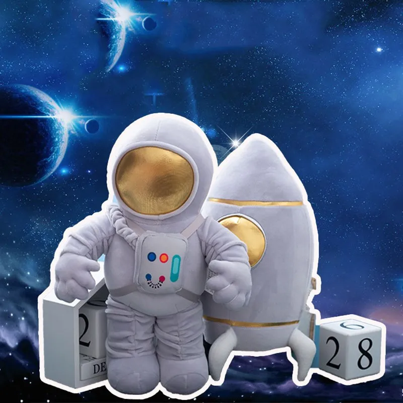 30 см Плюшевые игрушки космический костюм космонавты и ракеты кукла ребенок
