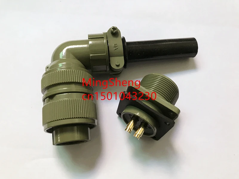 5015 MS3108A18-10P MS3102A18-10S 4 ядра американский стандарт авиационный разъем изогнутый сердечник водонепроницаемый разъем