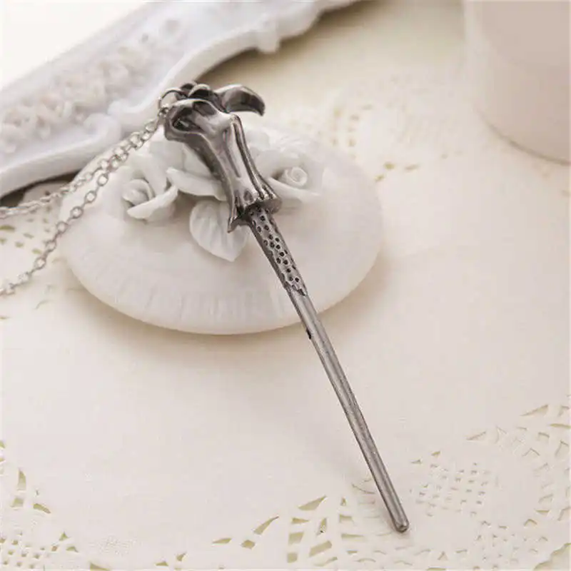 

Винтажные персонажи волшебная палочка для косплея Magic! Волшебное ожерелье с кулоном для женщин и мужчин, подарок