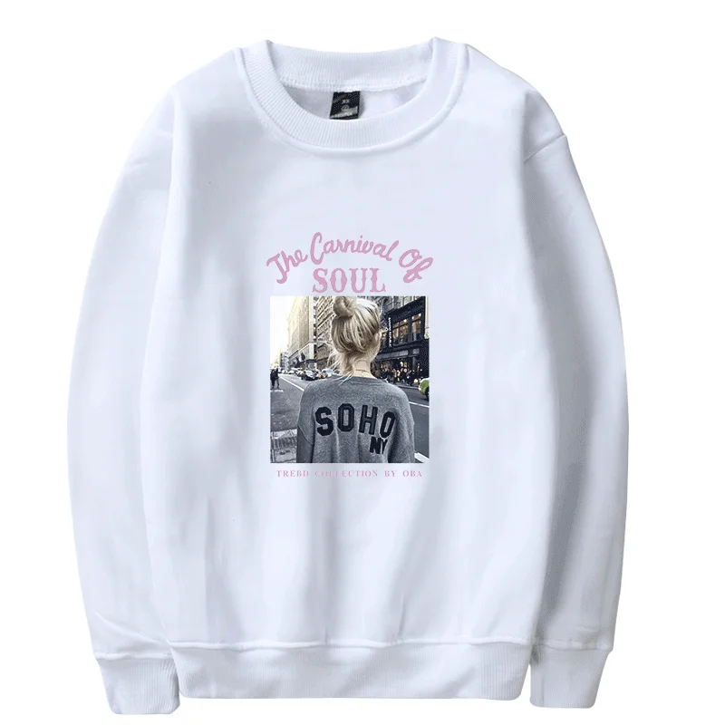 Дропшиппинг Crewneck Повседневная уникальная уличная Толстовка корейский модный