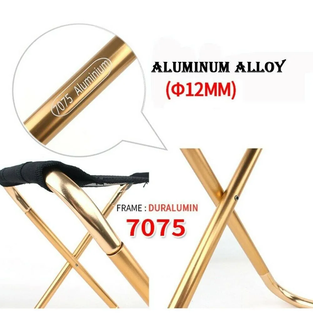 Открытый портативный складной стул для кемпинга алюминиевый Оксфорд с наружной