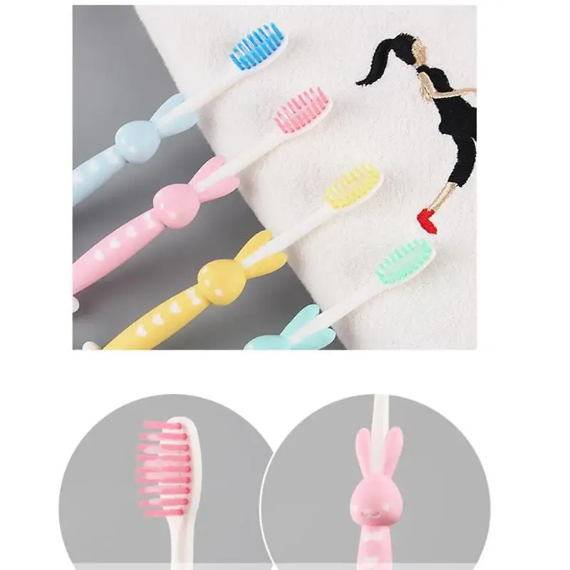 4 шт. мягкие зубные щетки Детские Прорезыватель для обучения зубная щетка es Милая