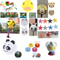 yellow little cute funny cartoon doll antenna balls plush eva foam aerial toppers decoration car styling roof ornament hot