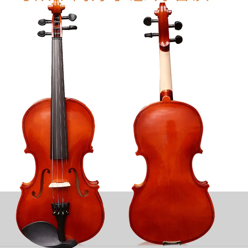 

Accessories Violin Music Display Playing Solid Wood Handmade Violin 4/4 Retro Fashioned Maple Panel Violino Instrument HX50TQ