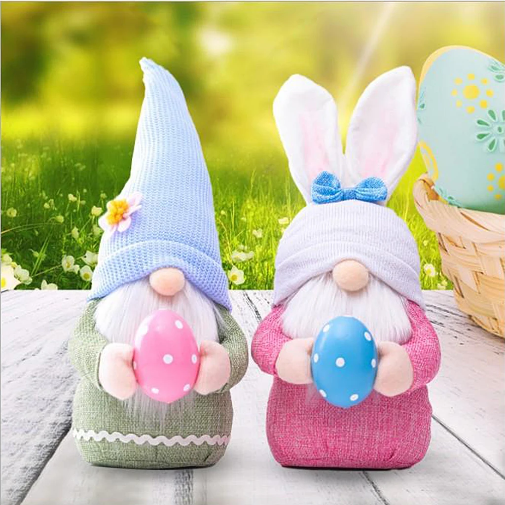 

's Day Gnome Bunny Handmade Elf for Easter Home Table Decor