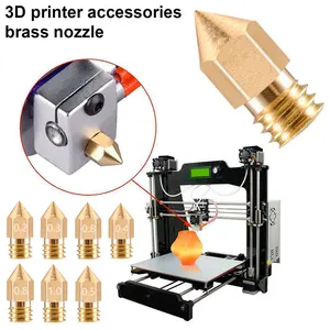 3D Printer Nozzles MK8 Extruder Nozzle Extruder Print Head 1.75mm for 3D Printer Anet A8 Makerbot MK8 Creality CR-10 Ender 3 10 item image