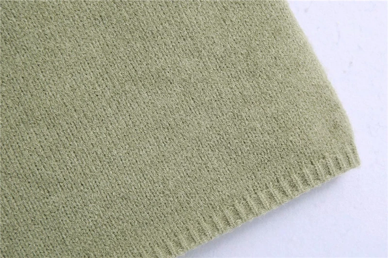 

Autumn Solid Knitted Short Top Streetwear Female Chic Slim Knitwear Tops Sexy Women Slash Neck Shirt