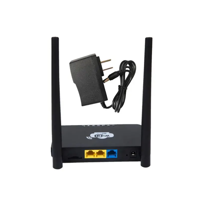 US-BK ЕС США беспроводной CPE 3g 4G Wifi маршрутизатор Портативный шлюз FDD LTE WCDMAGlobal разблокировка внешних антенн слот для sim-карты WAN/LAN порт - Color: US-BK