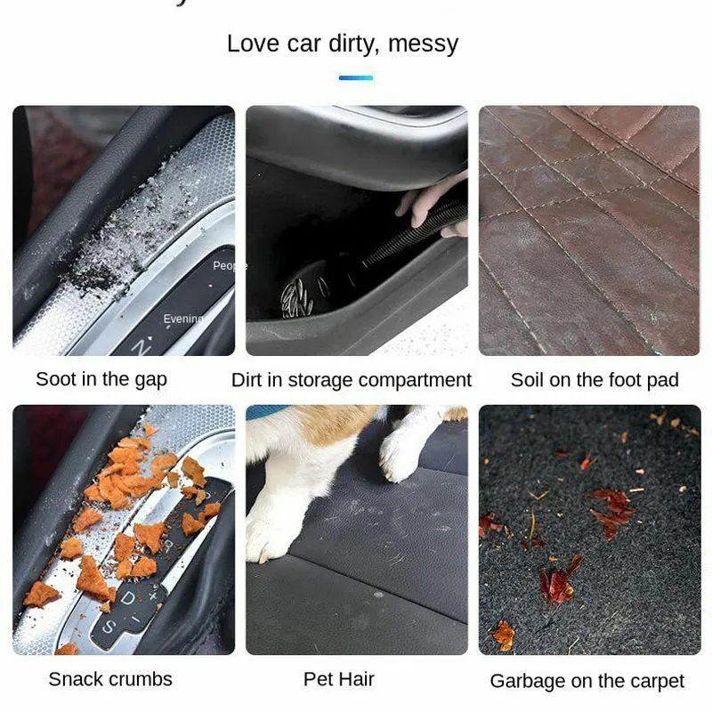 Портативный Ручной пылесос бытовой бесшумный сильный всасывающий домашний