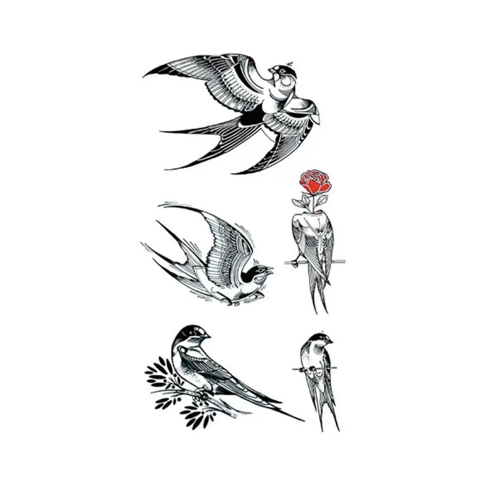 1 шт. водостойкие временные тату наклейки в виде совы|Временные тату| |