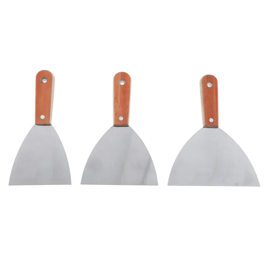 

Лопатка с деревянной ручкой, многофункциональная, скребок для рисования, жесткий стол, инструмент