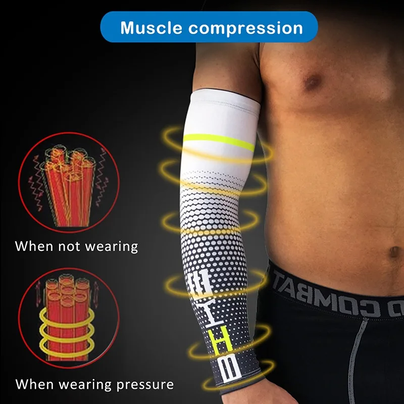 1 шт. рукава для игр велосипедные защита от УФ излучения бега езды на велосипеде