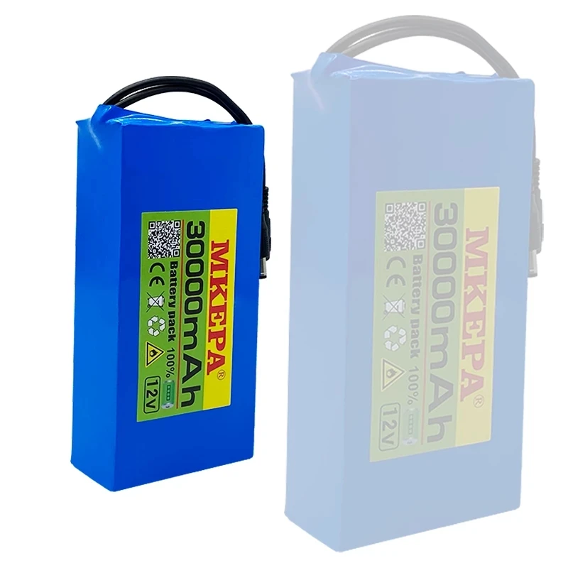 

100% Latest Upgrade 12v 30000mAh Lithium-ion Battery Pack DC 12.6V 30Ah Battery with EU Plug Free Shipping