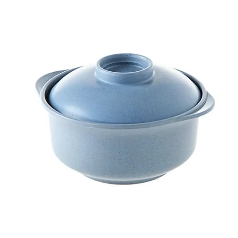 3 цвета пшеничные стебли с крышкой чаши для риса и супа чаша китайская творческая