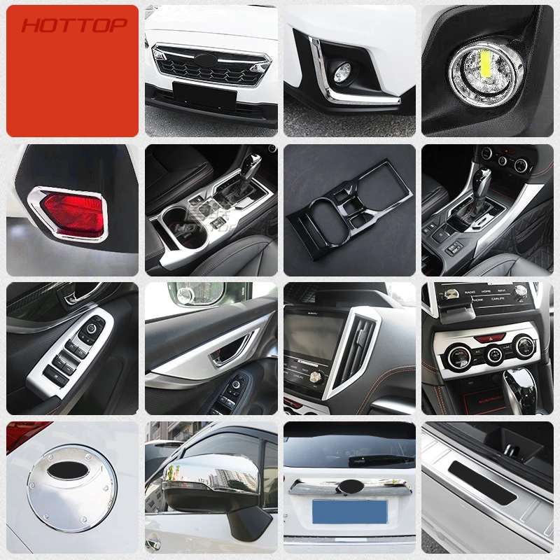 Передняя средняя решетка гриля крышка отделка рамка украшение для Subaru Crosstrek XV