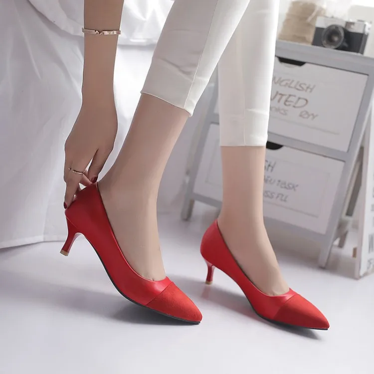 Женские туфли на высоком каблуке женские лодочки замшевые с закрытым носком