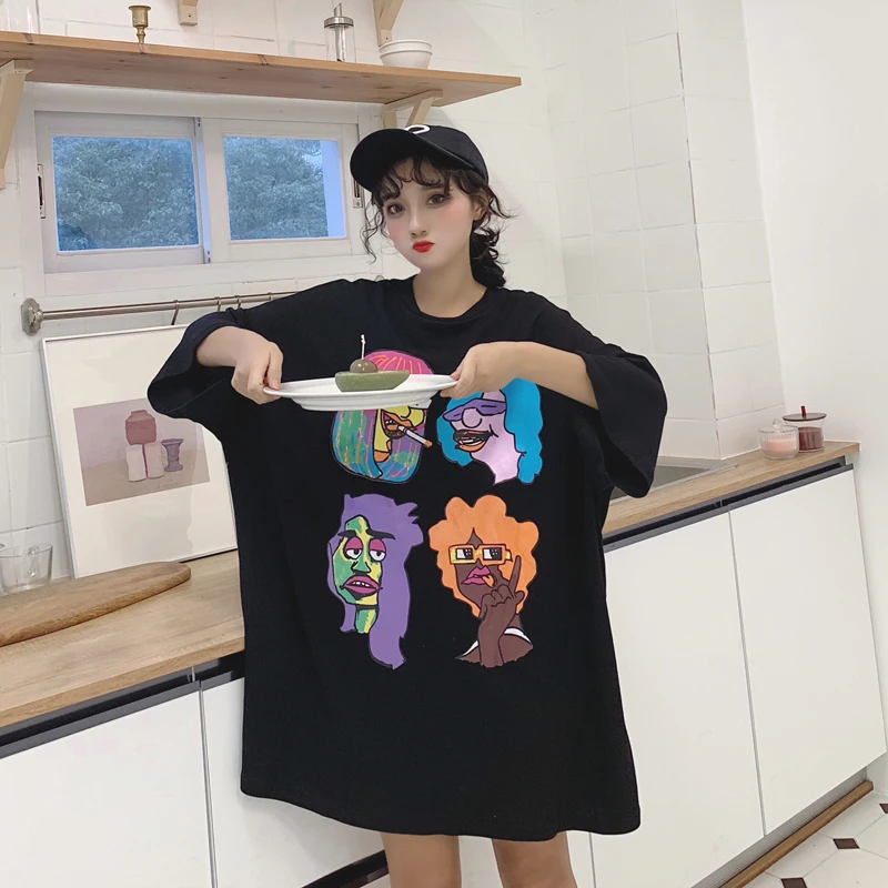 

Cheap wholesale 2019 new Spring Summer Autumn Hot selling women's fashion netred casual t shirt lady beautiful nice Tops MP400