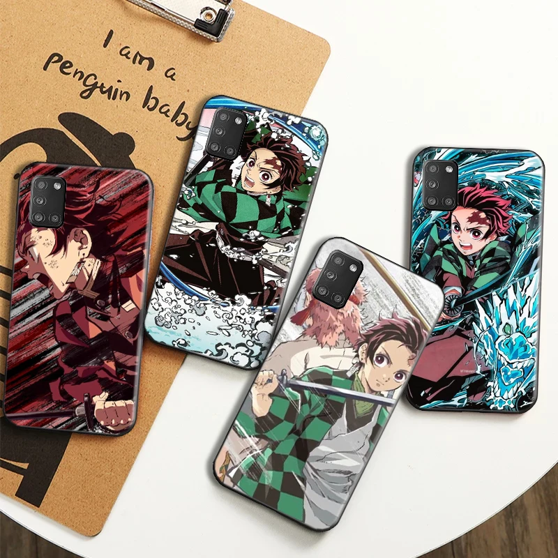 

Cartoon Anime Demon Slayer Phone Case For Samsung Galaxy A52 A72 4G5G S8 S8 Plus S9 S9 Plus S10 Lite Yaiba Soft TPU Cover Fundas