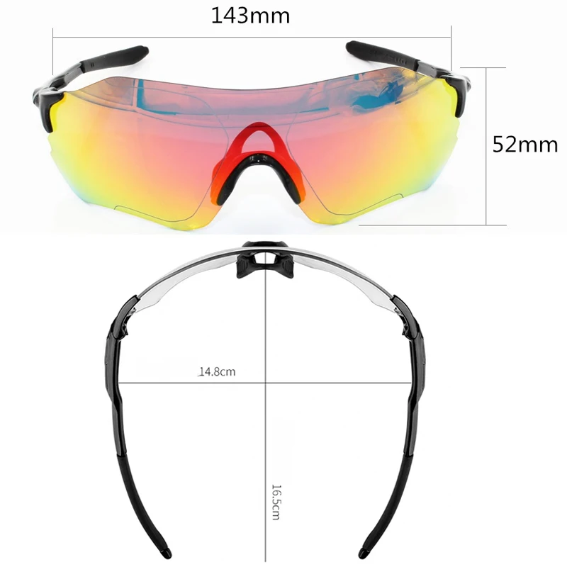 Быстрые фотохромные велосипедные очки спортивные солнцезащитные для велоспорта