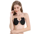 Передняя Пряжка пуш-ап невидимый бюстгальтер для Для женщин без бретелек бюстгальтеров груди Лепестки клейкая силиконовая самоклеющаяся нижнее белье, кожачерный ABC