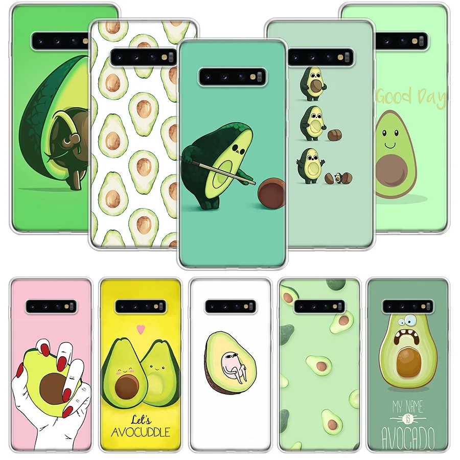 Забавный чехол для телефона Tumblr авокадо Samsung Galaxy S10 S20 S21 S9 S8 S7 Note 10 20 9 8 FE J4 J6 Ultra Plus Lite