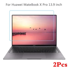 2 Pc Transparent 9H Glass Film for Huawei Matebook X Pro 13.9 2019 2020 Notebook Tempered Glass 0.3MM Laptop Screen Protector