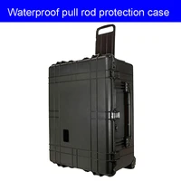 high quality professional safety protection toolbox draw bar box with wheels waterproof photographic equipment safety box