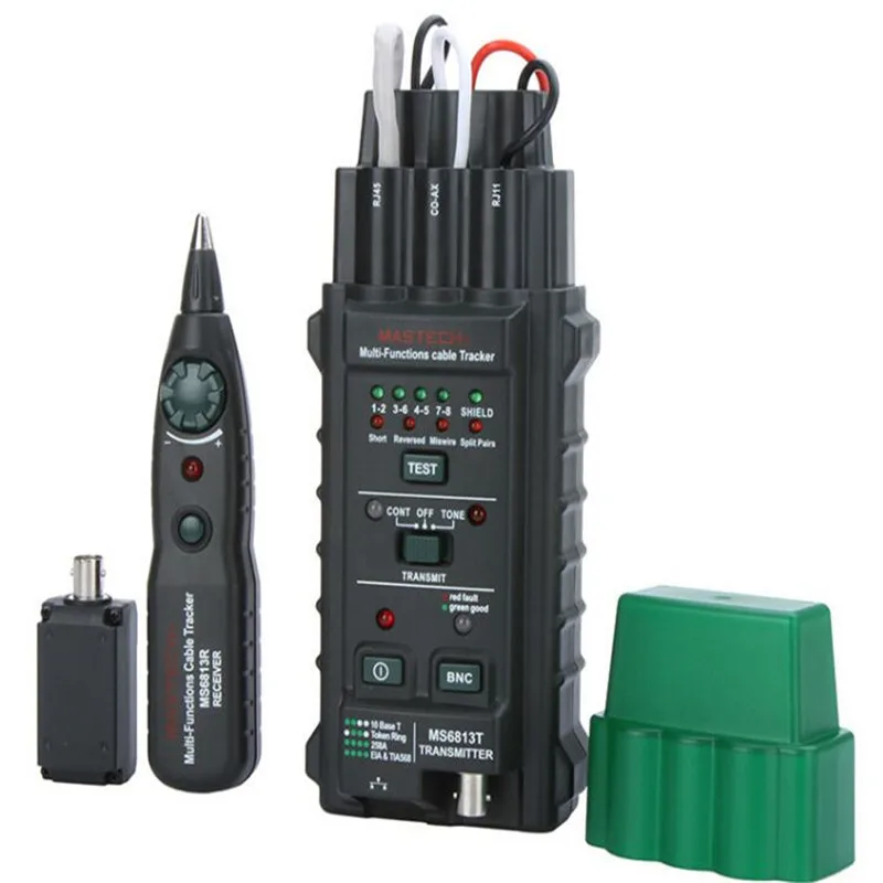 MASTECH MS6813 Многофункциональный сетевой кабель и тестер телефонной линии детектор трекер автоматический мультиметр