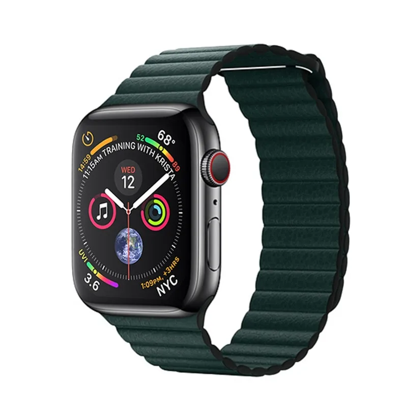 Натуральная кожа для apple watch band 4(iwatch 5) 44 мм 40 мм apple watch 3 2 1 ремешок 42 мм 38 мм аксессуары для запястья браслета