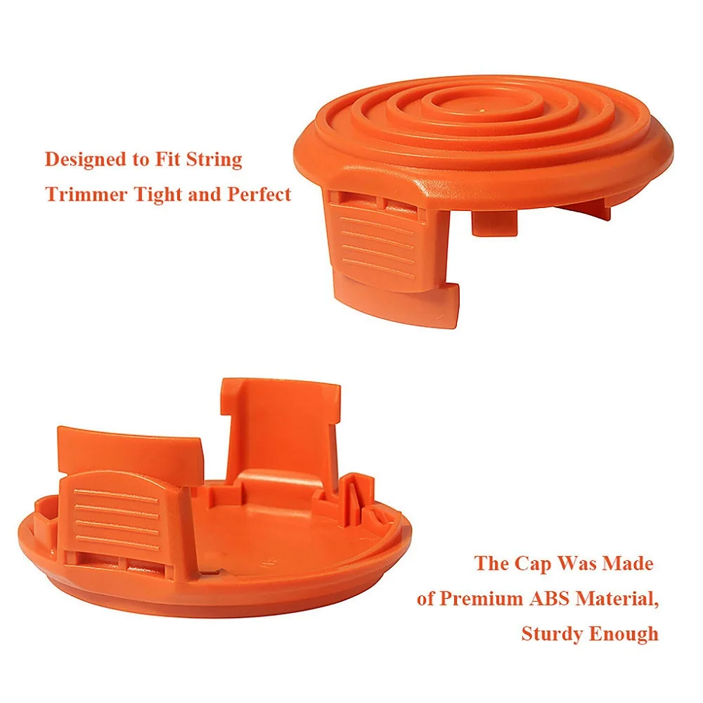 

WG118 String Trimmer Spool Line WG106 WG105 6+2 Pack Replacement Cap Covers