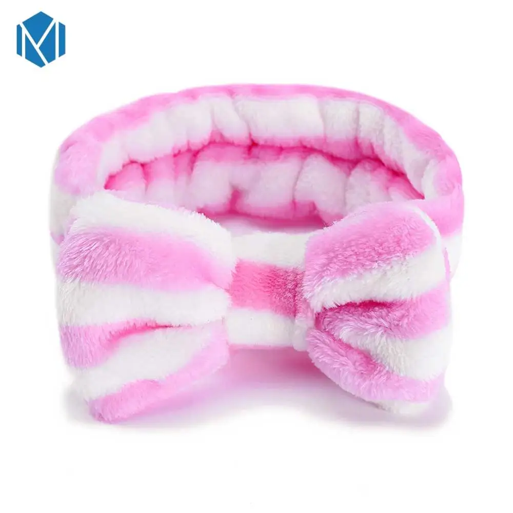 Style F M MISM Fashion Letter OMG Женская повязка на голову из хлопка аксессуары для волос, бантики-узел эластичные женские обручи мыть лицо маска Тюрбан - Цвет: Style F