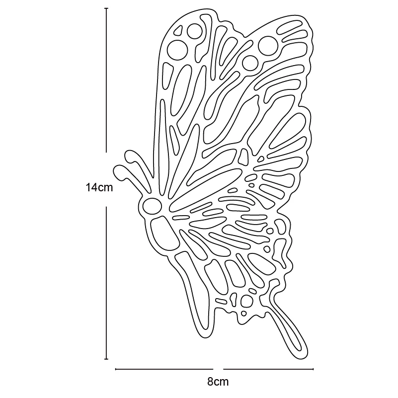 Металлические Вырубные штампы с гравировкой бабочки форма для украшения