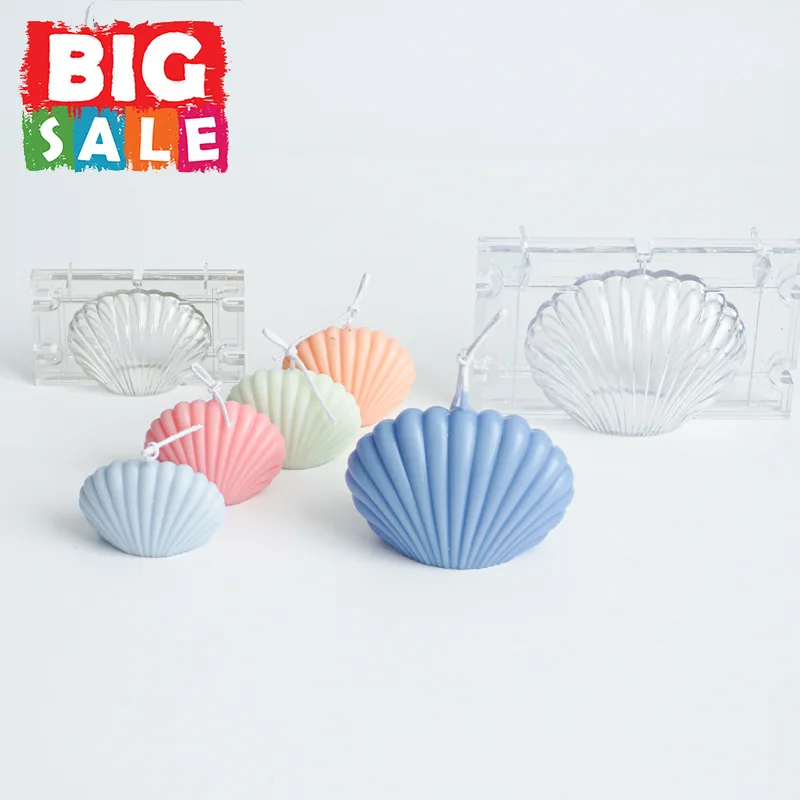 

Handmade DIY Creative Shell Candle Mould Acrylic Aromatherapy Candle Handmade Soap Decoration Making Mould
