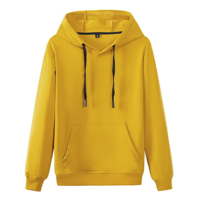 

all of street pure cotton kinds of solid quality outerwear and top heel color basic fashion loose hooded