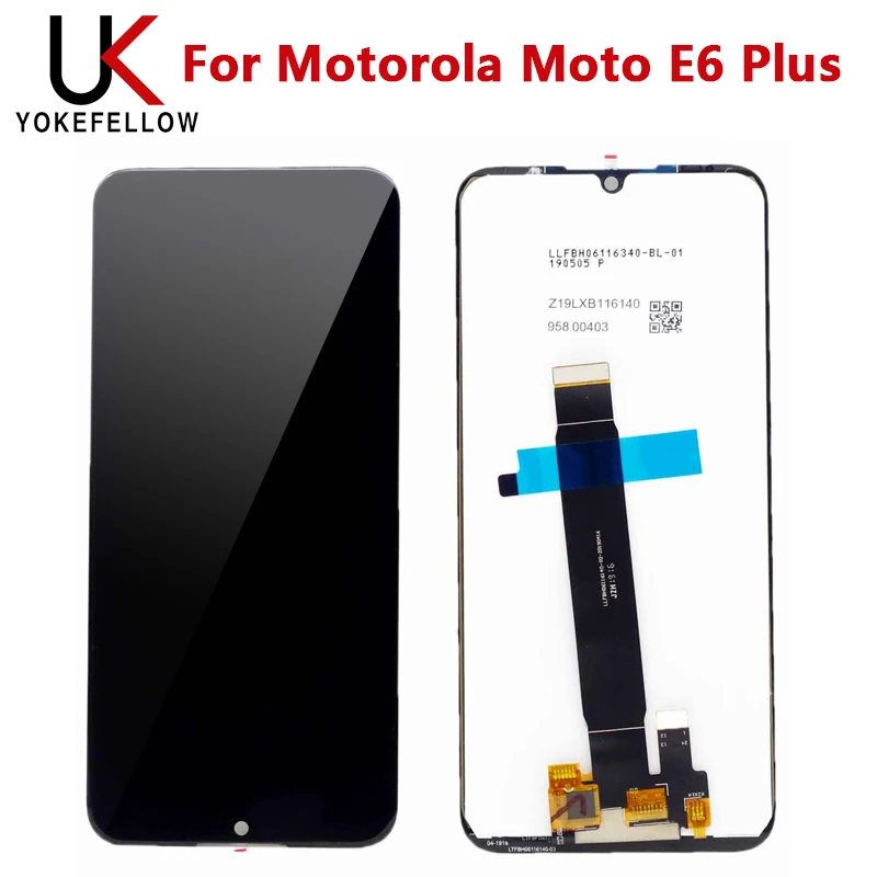 ЖК дисплей для Motorola Moto E6 Plus сенсорный в сборе Plus|Экраны мобильных телефонов| |