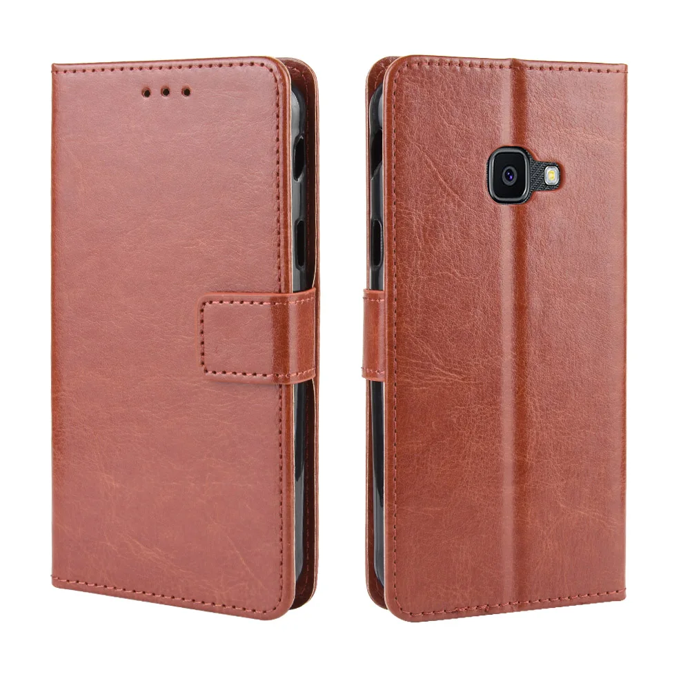 Для samsung Galaxy Xcover 4S SM-G398FN/DS Чехол глянцевый кожа PU кожаный флип-чехол для телефона 4