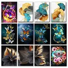 Картина по номерам на холсте, бабочки, животные, для домашнего декора