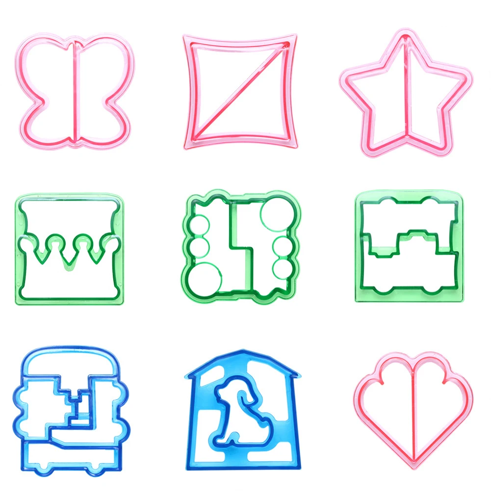 Сэндвичница резак Тост Box Торт риса рулона Бенту DIY Кухня гаджеты головоломки