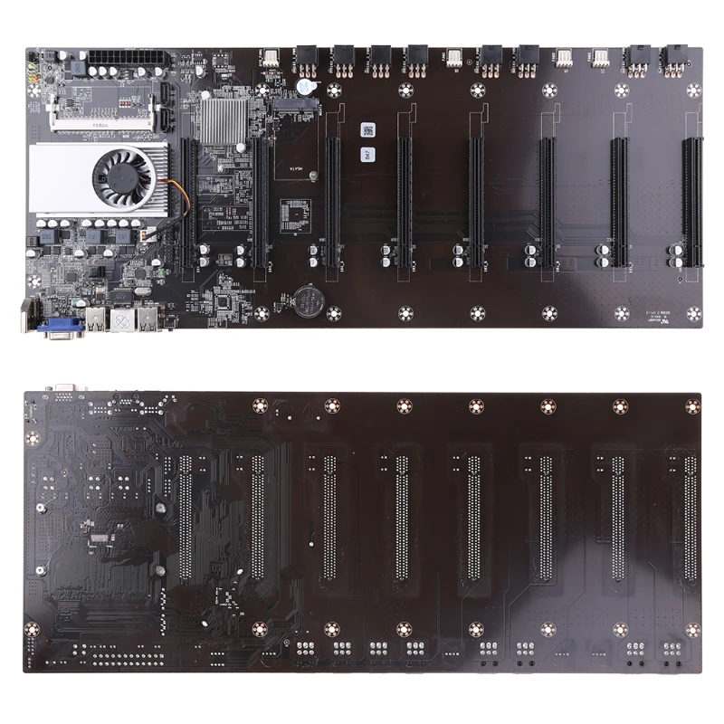 Абсолютно Новый встроенный процессор 1037U HM77 чипсет VGA HDMI 8-GPU Биткоин Материнские