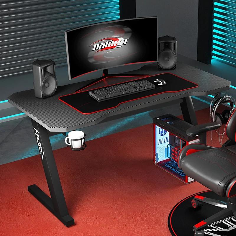 

Игровой стол 80x60x72 см, черный компьютерный стол для дома и офиса, маленький Профессиональный классный, только стол без армирования