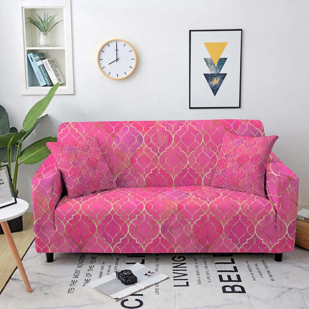 bohemian sofa slipcovers elastic sofa cover for living room corner sofa cover chaise lounge cover stretch couch cover 1 4 seater free global shipping